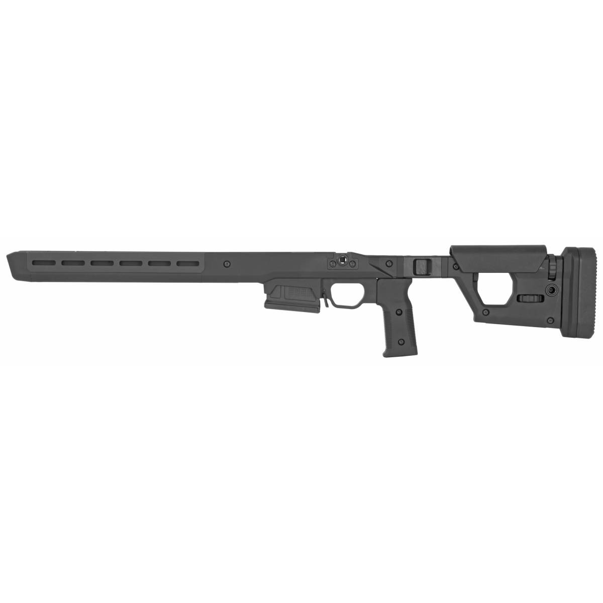 Magpul MAG997-BLK Pro 700 Stock Fixed w/Aluminum Bedding Black Synthetic-img-0