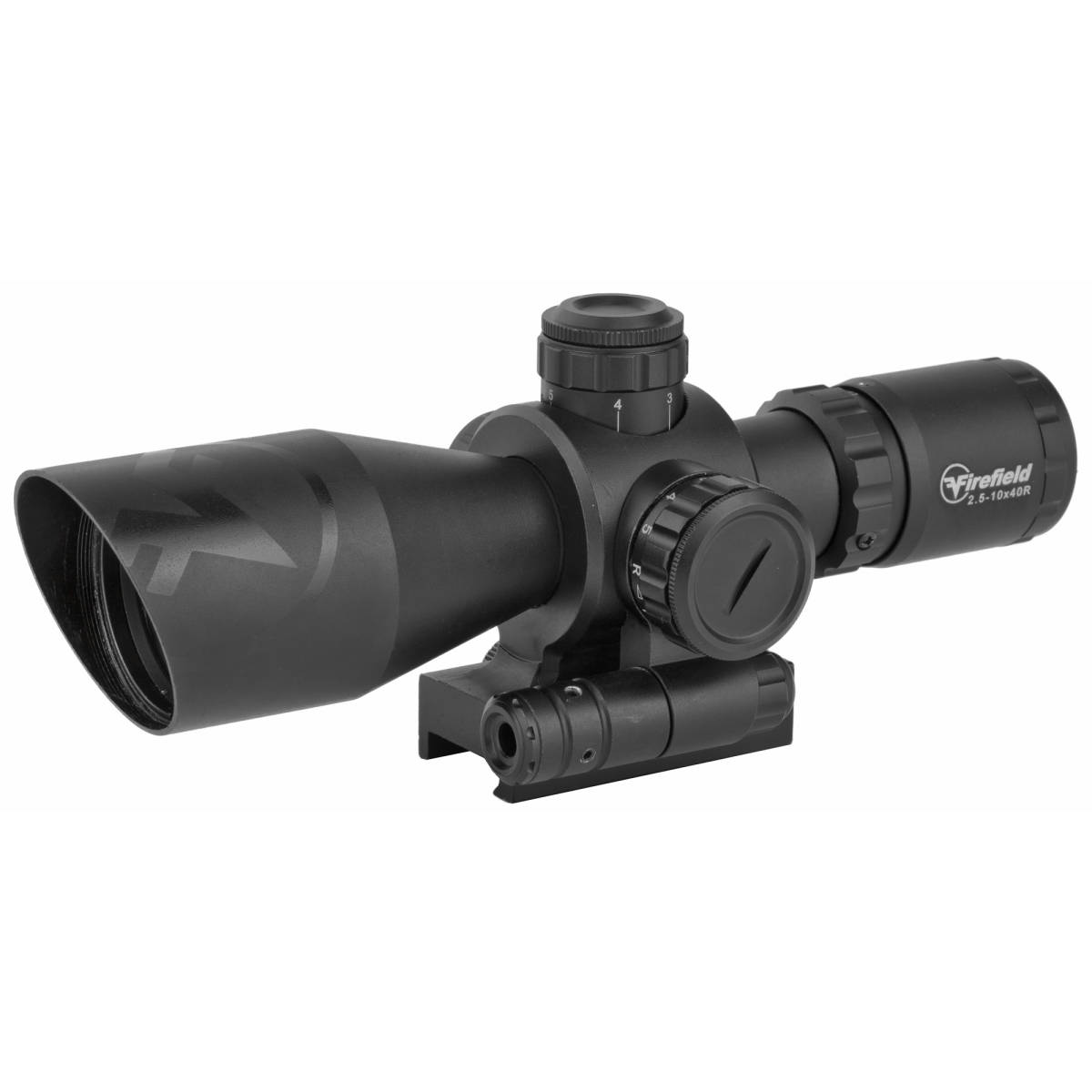 Firefield FF13065 Barrage w/Red Laser Matte Black 2.5-10x40mm...-img-0