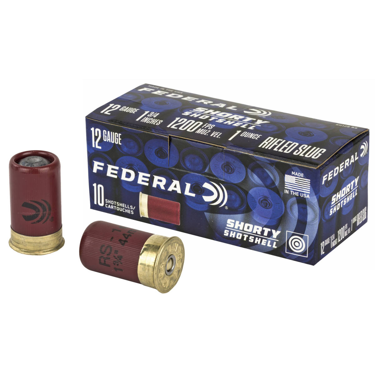 Federal Shorty 12 Gauge 1.75” 1 oz Slug Shot 10 Bx/ Cs-img-0