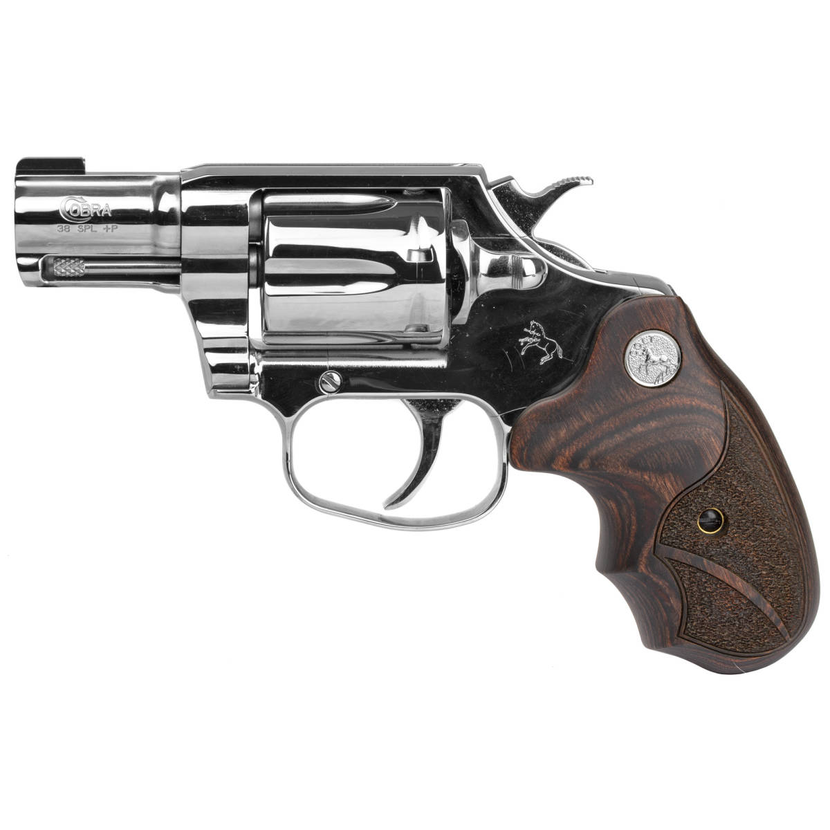 Colt Cobra Bright 38 Spl 6rd Polished Stainless Wood COBRA-SS2BB...-img-0