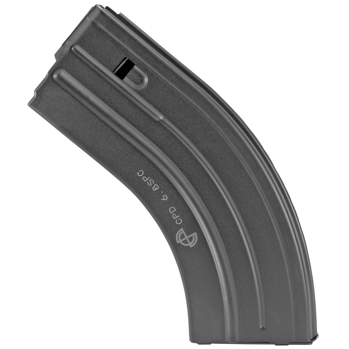 DuraMag 2868041207CPD SS 28rd 22 Nosler/6.8 SPC for AR-15 Black w/ Gray...-img-0
