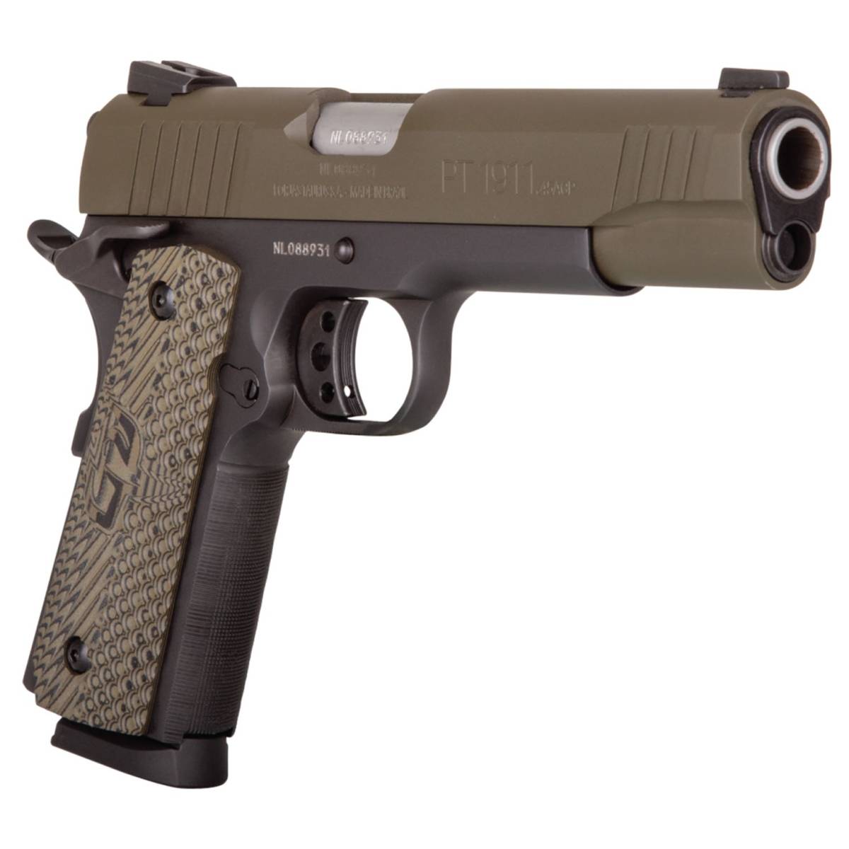 Taurus 1191101MGVZ 1911 45 ACP 8+1 5” Barrel, Matte Black Finish...-img-0