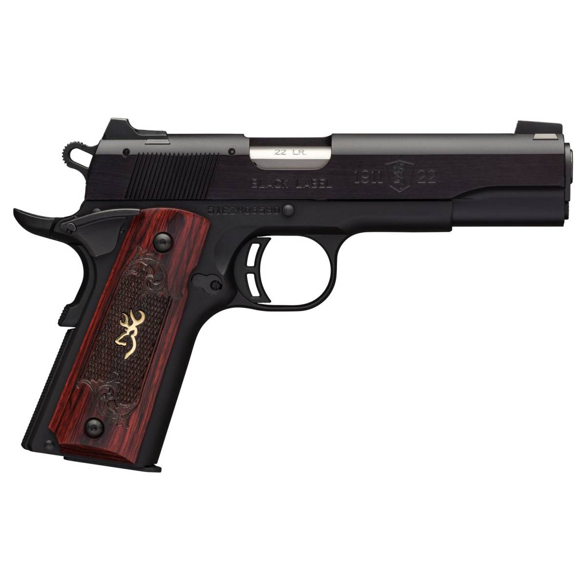 Browning 1911-22 Black Label Medallion Full Size 22 LR 4.25" 10+1 Matte...-img-0