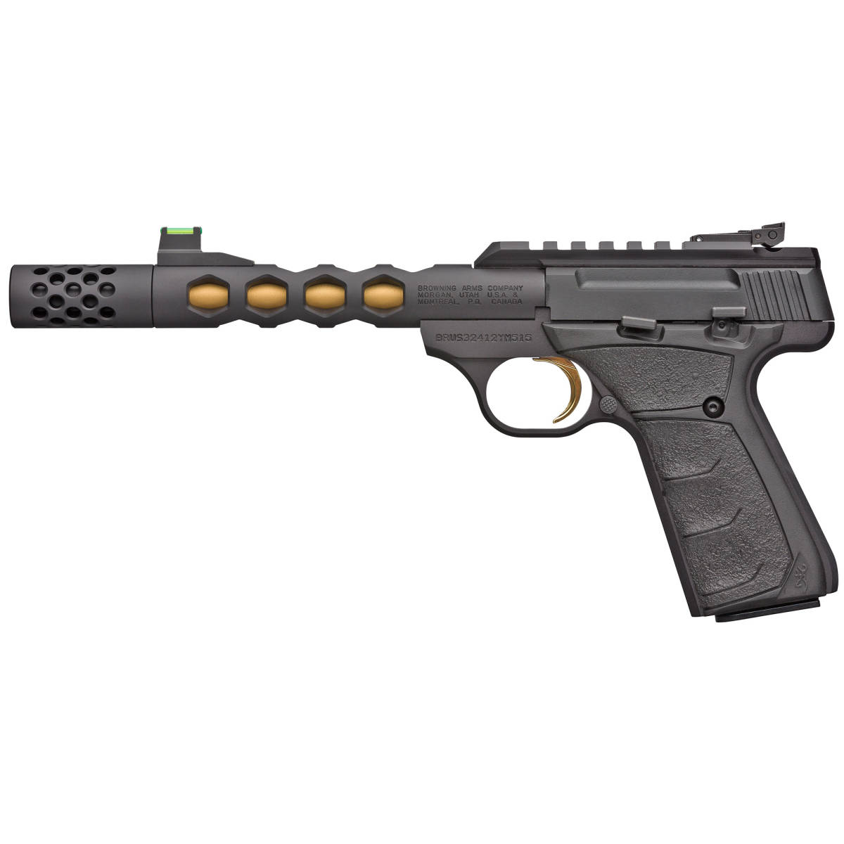Browning Buck Mark Plus Vision SR 22 LR 5.87" 10+1 Ultragrip Cerakote...-img-0