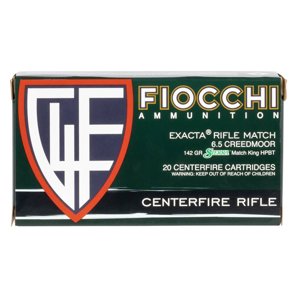 Fiocchi 65CMMKC Hyperformance Compete 6.5Creedmoor 142gr Sierra...-img-0