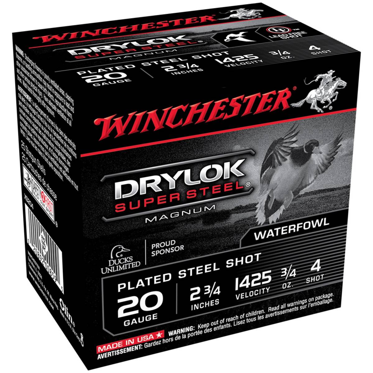 Winchester Ammo XS204 Drylok Super Steel Magnum 20Gauge 2.75” 3/4oz...-img-0