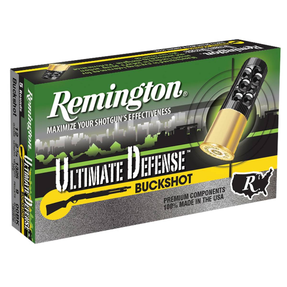 Remington Ammunition 20713 Ultimate Defense Buckshot 12Gauge 2.75”...-img-0