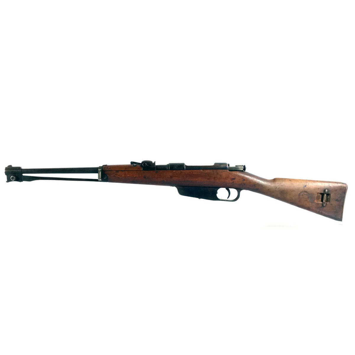 RE TERNI CARCANO CAVALRY M91 CARBINE 6.5X52mm PUSH BUTTON BAYO RELEASE...-img-0