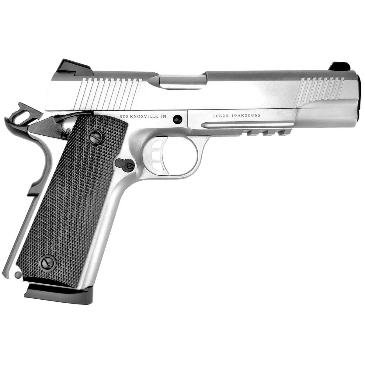 SDS Tisas 1911 45 ACP 5" Stainless Railed "Duty" SS45R-img-0