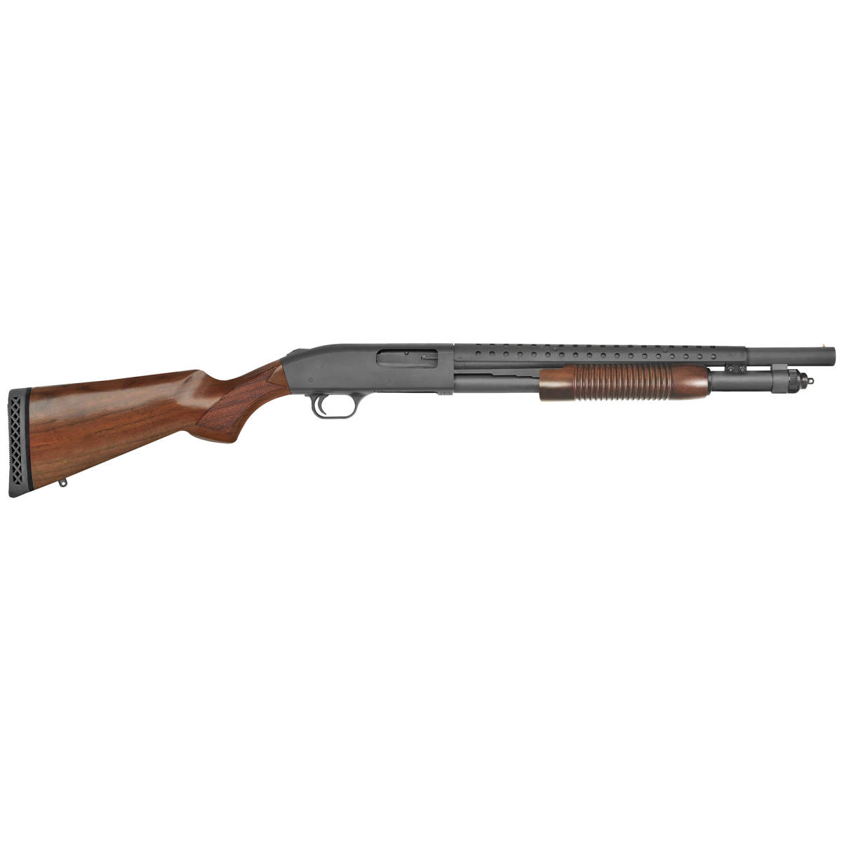 Mossberg 590 Retrograde Persuader 12 Gauge 18.50” 6+1 Walnut Stock-img-0