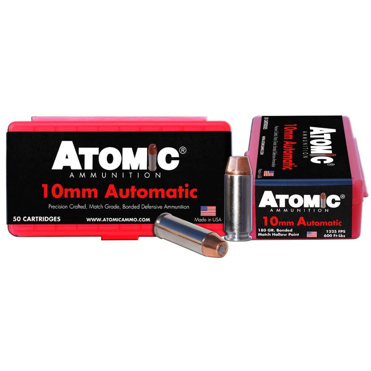 Atomic Ammunition 00432 Pistol Precision Craft 10mmAuto 180gr Bonded...-img-0