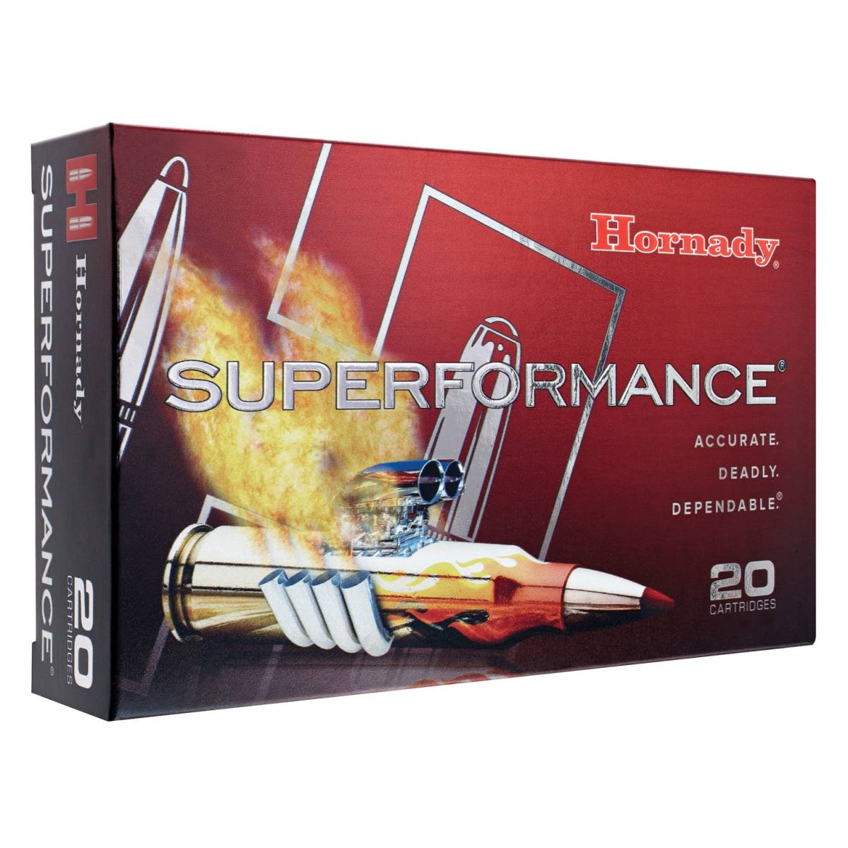 Hornady 85507 Superformance 6.5x55Swedish 140gr Super Shock Tip 20 Per ...