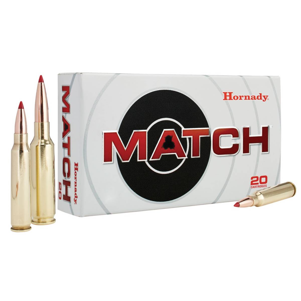 308 WIN AMMO HORNADY MATCH 308WIN 178GR BTHP HOLLOW POINT HP-img-0