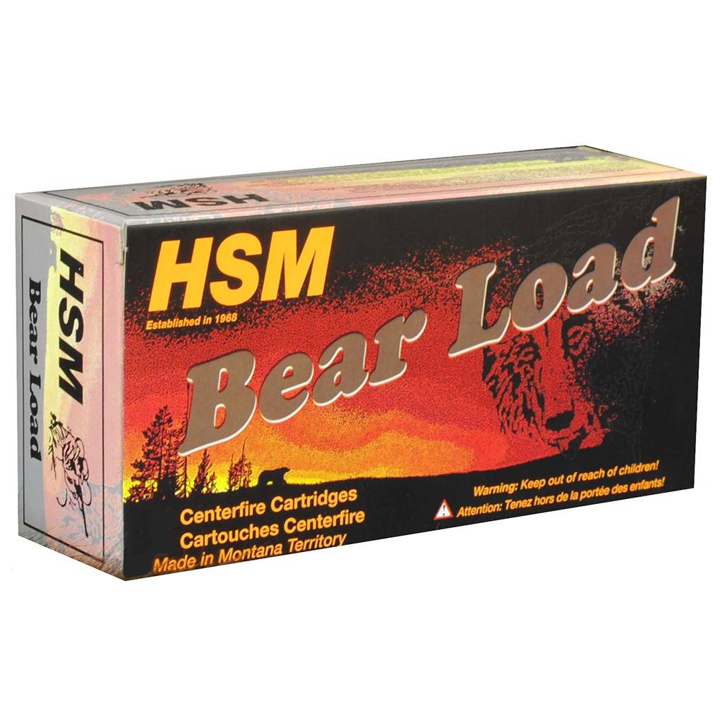 HSM 454C4N Bear Load 454 Casull 325 gr Wide Flat Nose 50 Per Box/ 10 Case-img-0