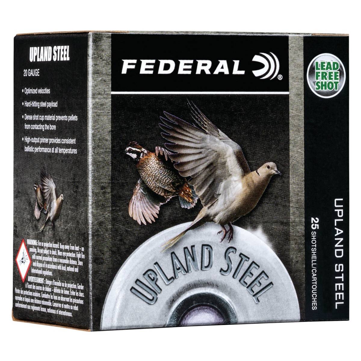 Federal USH4106 Upland Field & Range 410Gauge 3” 3/8oz 6Shot 25 Per...-img-0