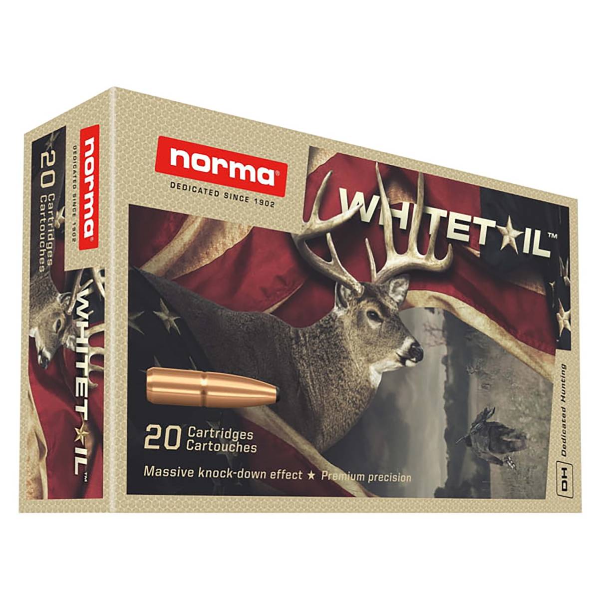 Norma Ammunition 20171512 Dedicated Hunting Whitetail 7mmRemMag 150gr...-img-0