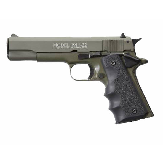 CHIAPPA 1911-22 22LR 5 OD GREEN HOGUE GRIPS-img-0