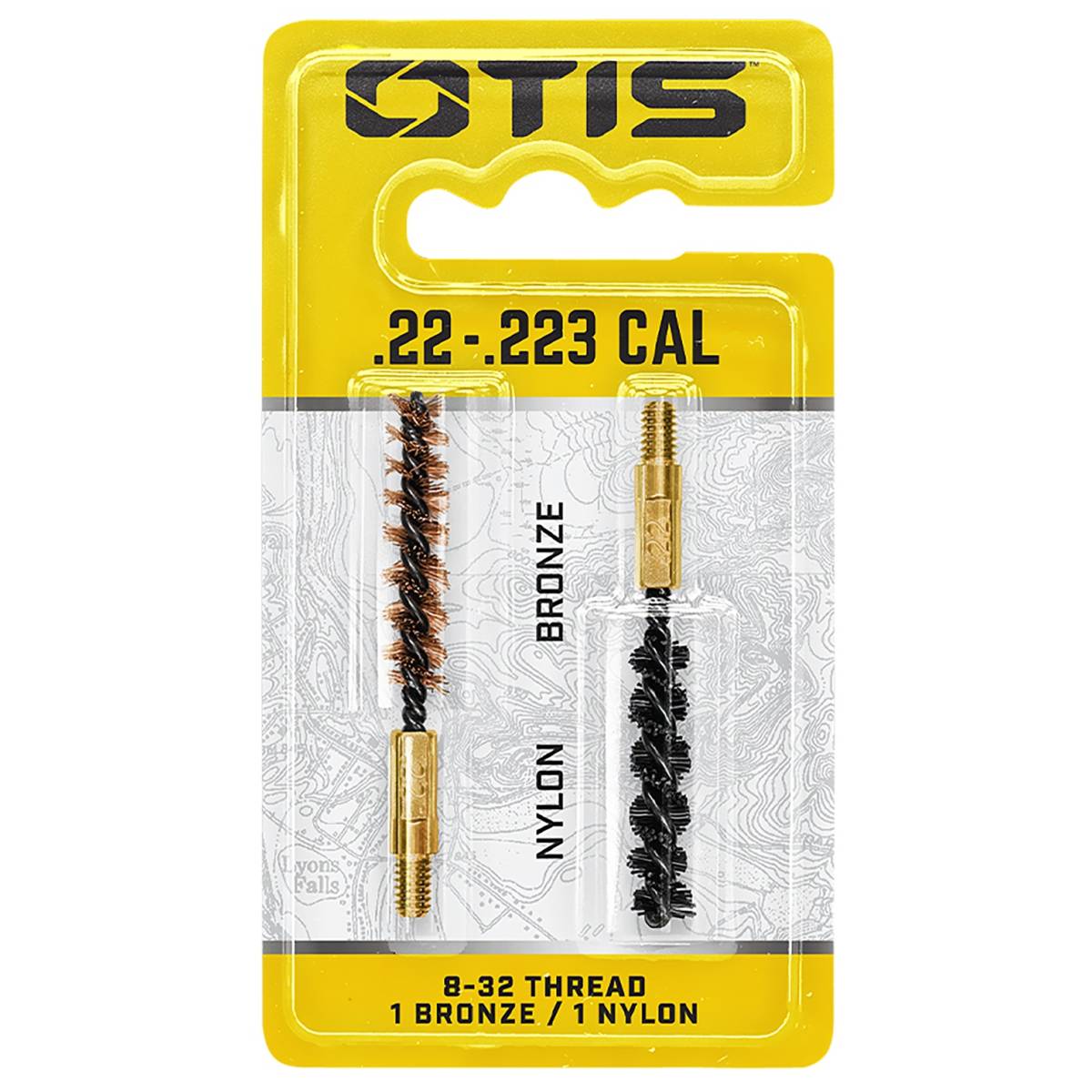 Otis FG322NB Bore Brush Set 5.56mm/22 LR/22-250/223 Cal 8-32” Thread ...