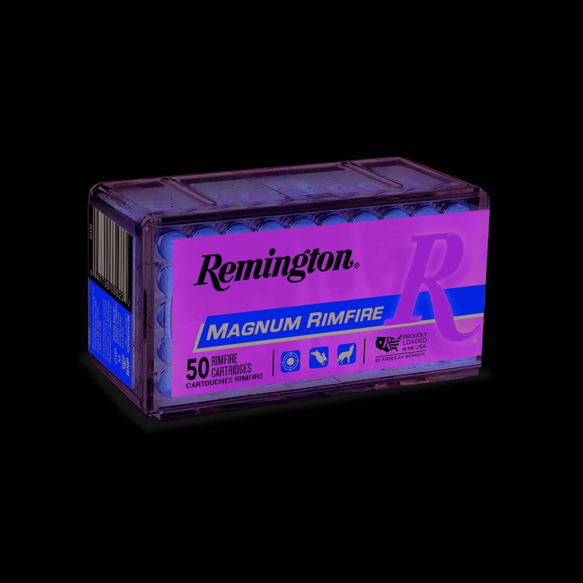 Remington Ammunition 20025 Magnum Rimfire 17HMR 20gr Jacketed Soft Point-img-0