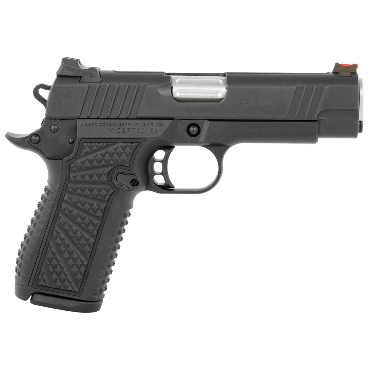 Wilson Combat SFT9CM42 SFT9 9mm Luger 15+1 (2) 4.25” Stainless, Black-img-0