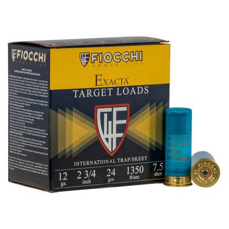 Fiocchi 12IN2475 Exacta Target International Trap & Skeet 12Gauge...-img-0
