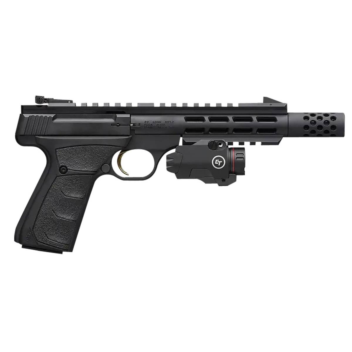 Browning Buck Mark Field Target 22 LR UFX Grip Laser Suppressor Ready...-img-0