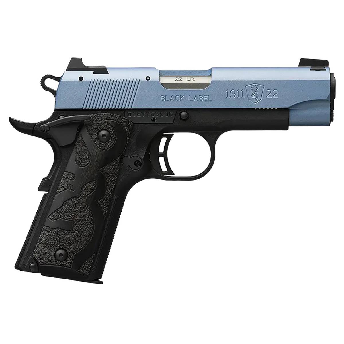 Browning 1911 Black Label Compact 22 LR 3.63" 10+1 Laminate Stainless...-img-0