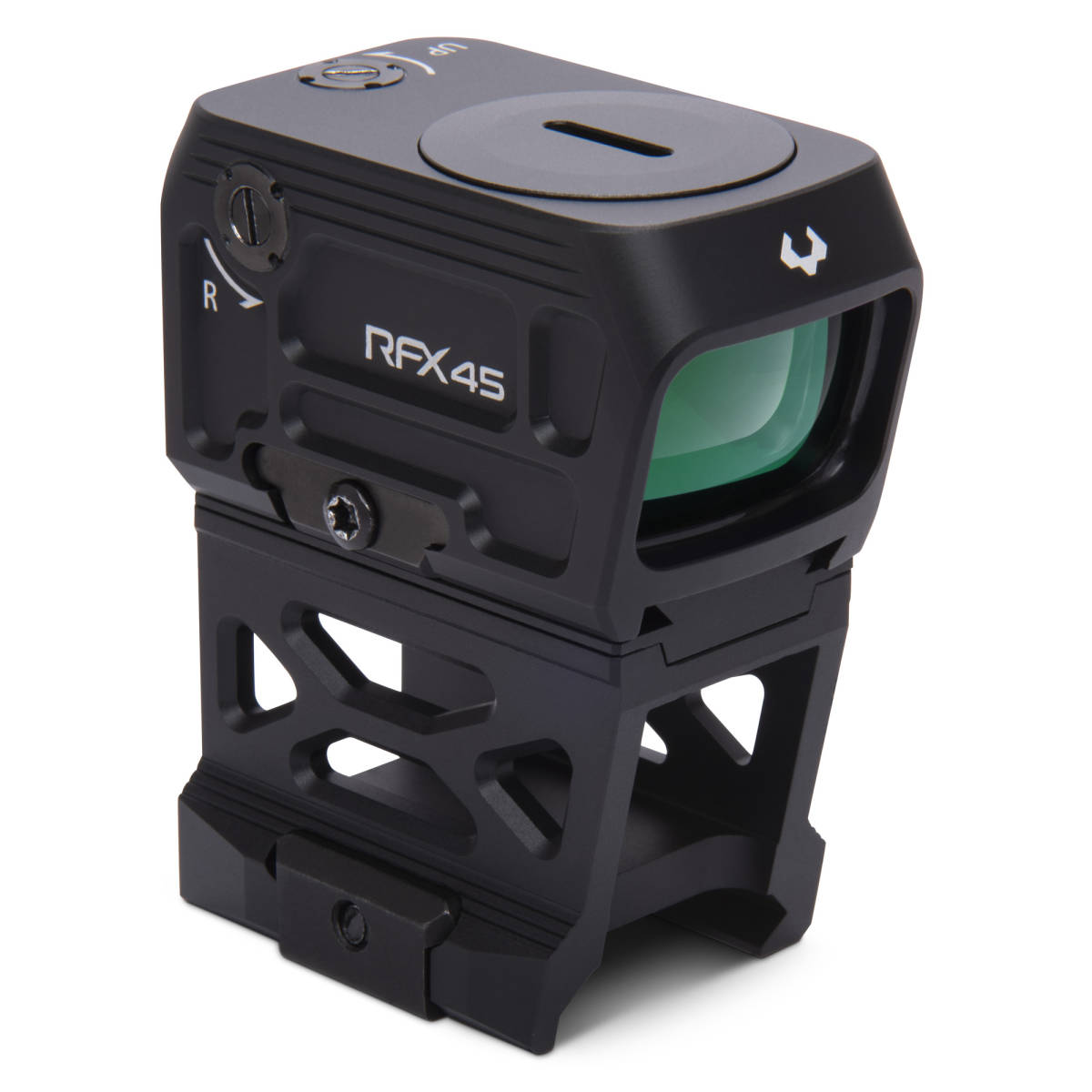 Viridian 9810052 RFX45 Pro Black Anodized 1 x 24 mm 15.5 5 MOA Green Dot-img-0