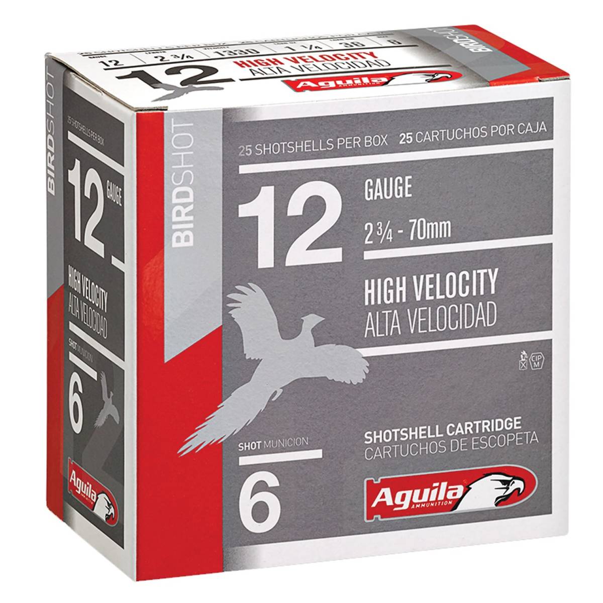Aguila 1CHB1206 Game Load 12Gauge 2.75” 1 1/4oz 6Shot 25 Per Box/10 Case-img-0