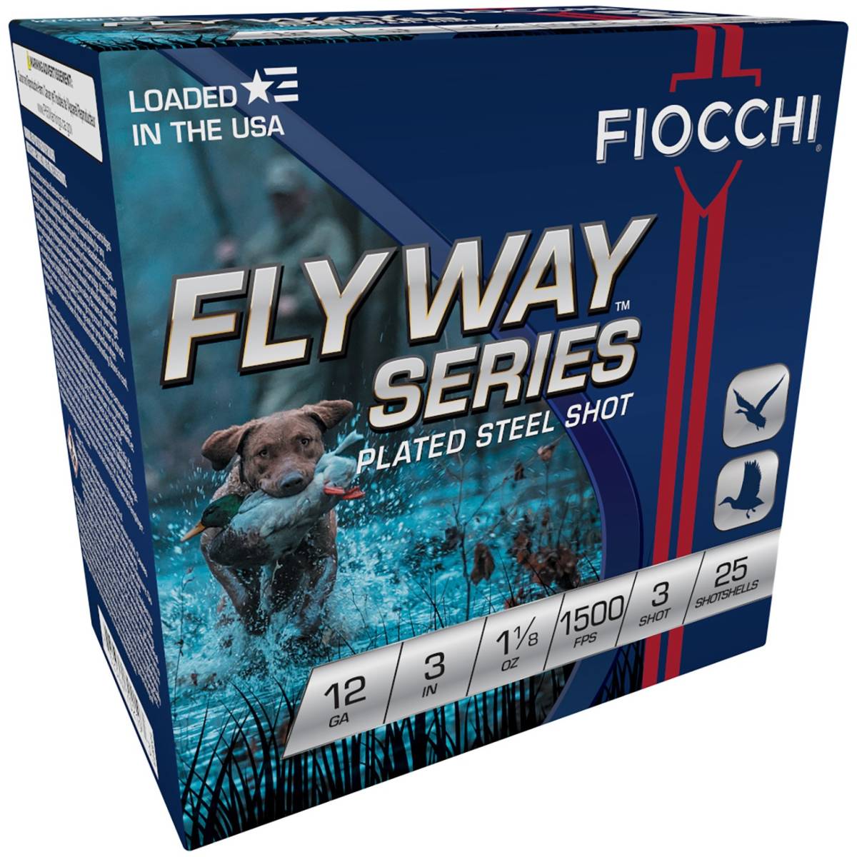 Fiocchi 123ST3 Flyway 12Gauge 3” 1 1/8oz 3Shot 25 Per Box/10 Case-img-0