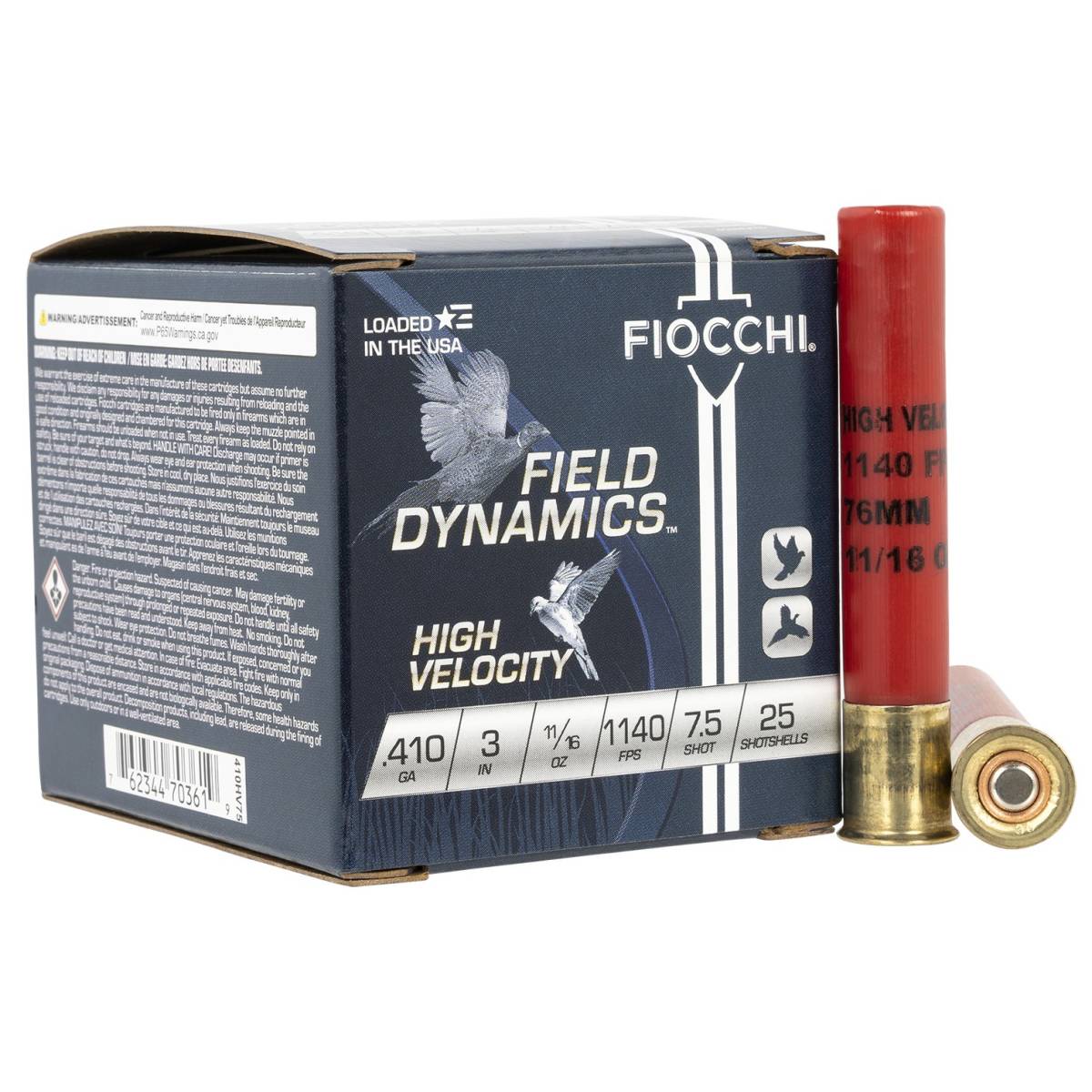 Fiocchi 410HV75 Field Dynamics High Velocity 410Gauge 3” 11/16oz...-img-0
