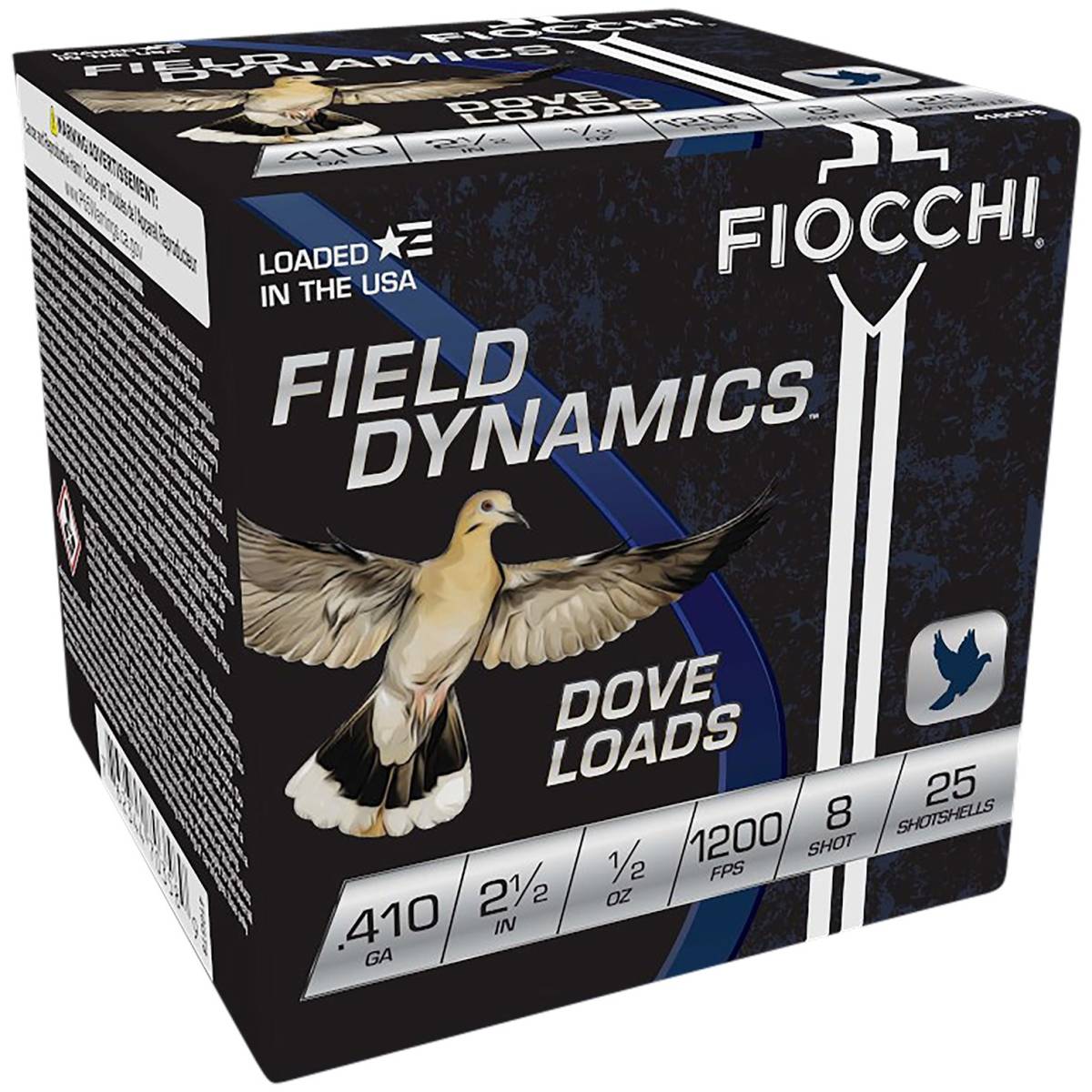 Fiocchi 410GT8 Field Dynamics Dove & Quail 410Gauge 2.50” 1/2oz 8Shot...-img-0