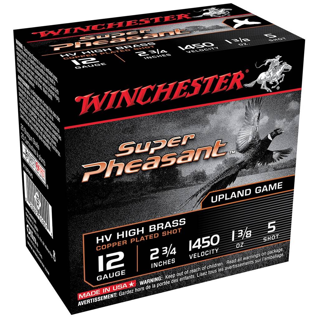 Winchester Ammo X12PHV5 Super Pheasant High Velocity Brass 12Gauge...-img-0