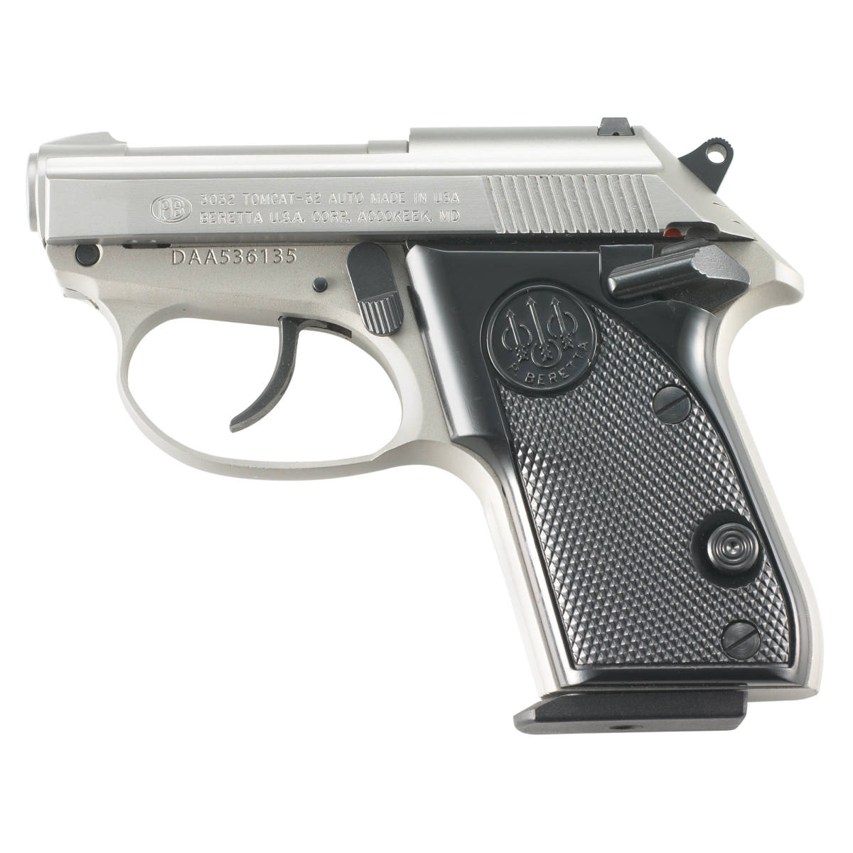 Beretta Magazine 32 ACP 7+1 Blued Steel Factory OEM-img-0