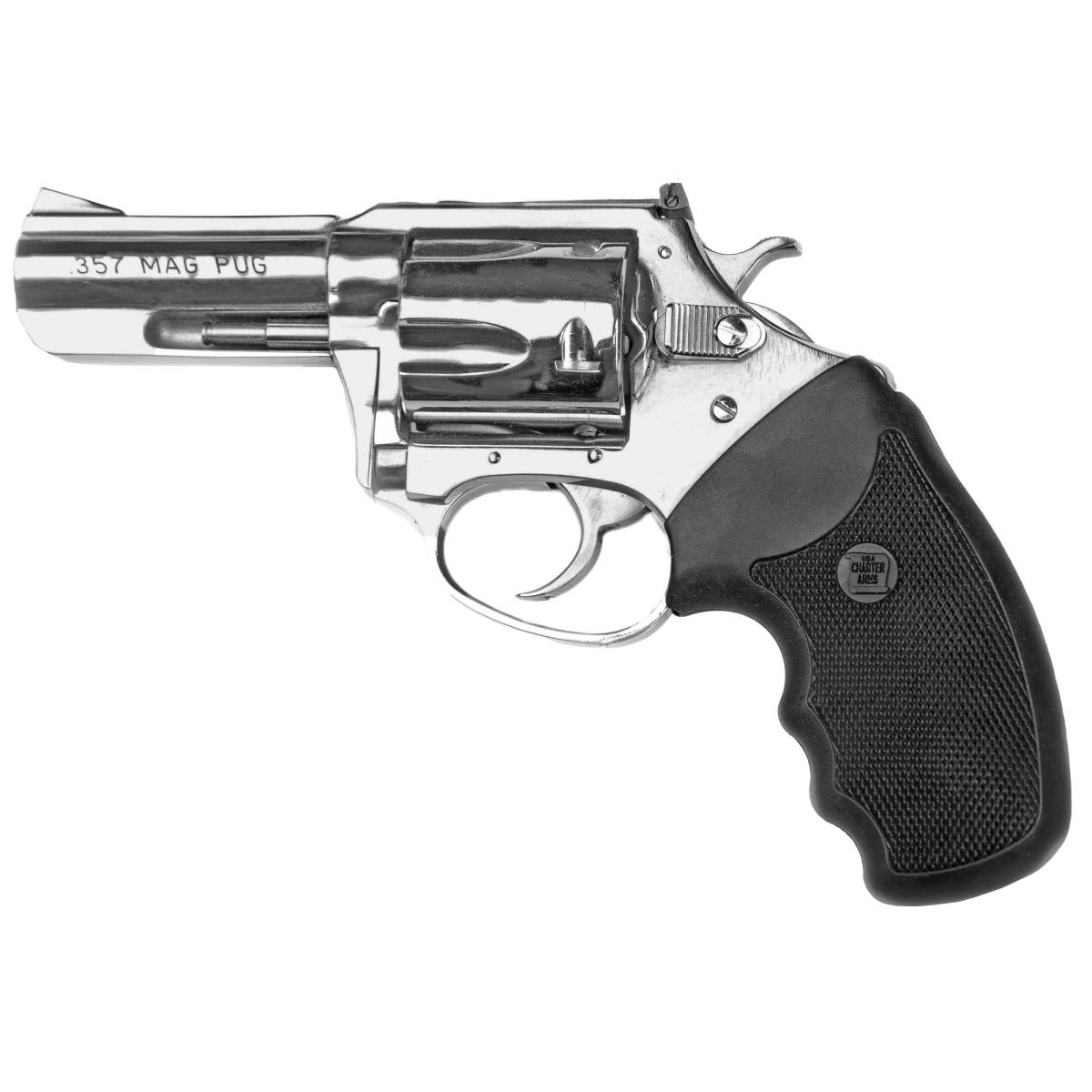 Charter Arms 73539 Mag Pug 357 5rd 3” Stainless Steel Barrel, Cylinder-img-0