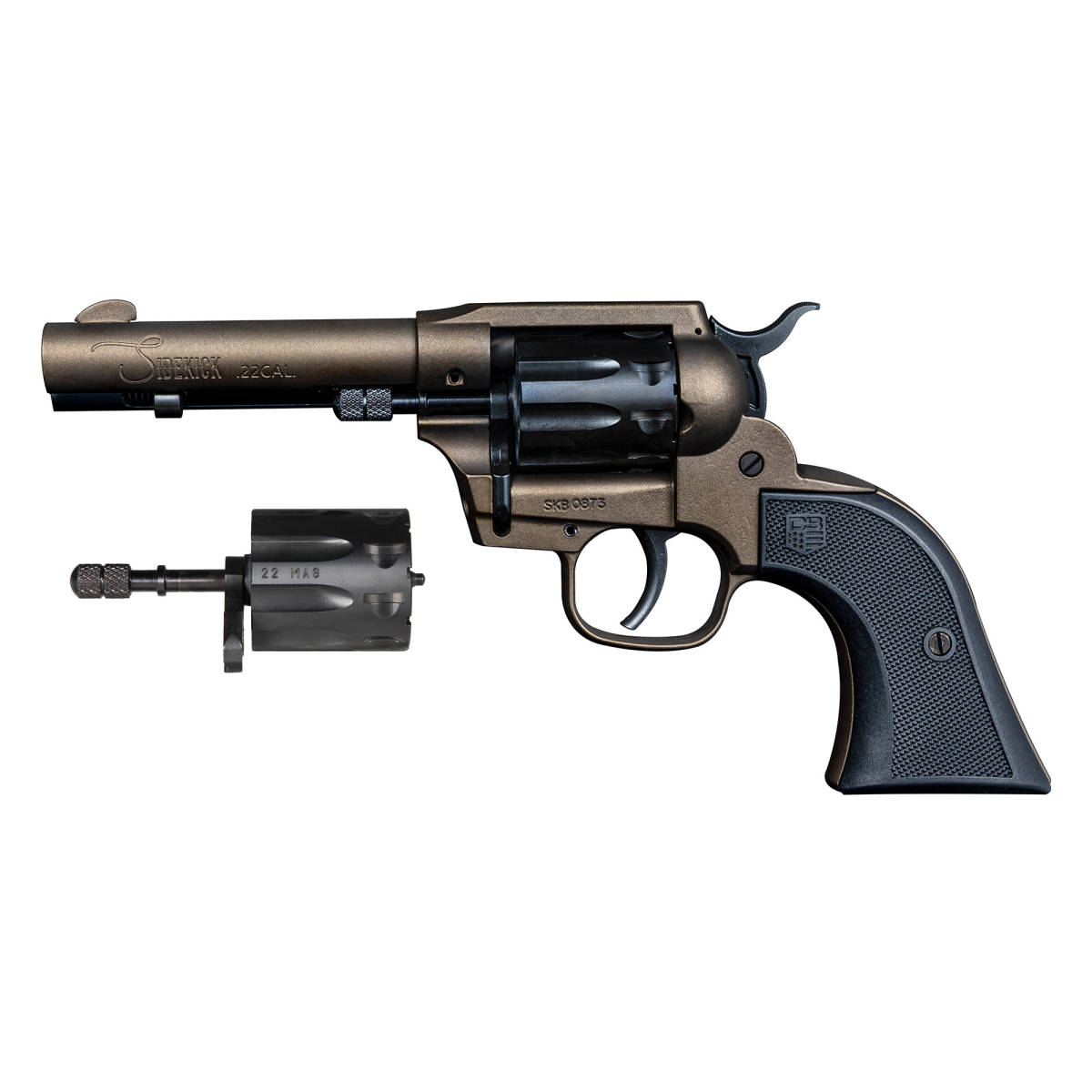 Century Arms .22 LR 4.50" 9rd Midnight Bronze Cerakote Polymer Grip...-img-0