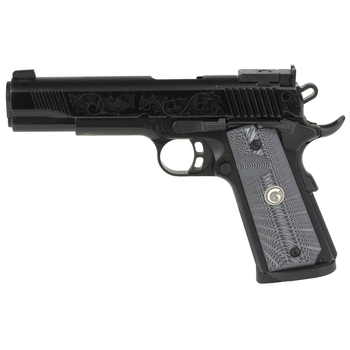 EAA GIRSAN 390098 MC1911 S Lux Full Size 45 ACP 8+,1 5” Black Steel...-img-0