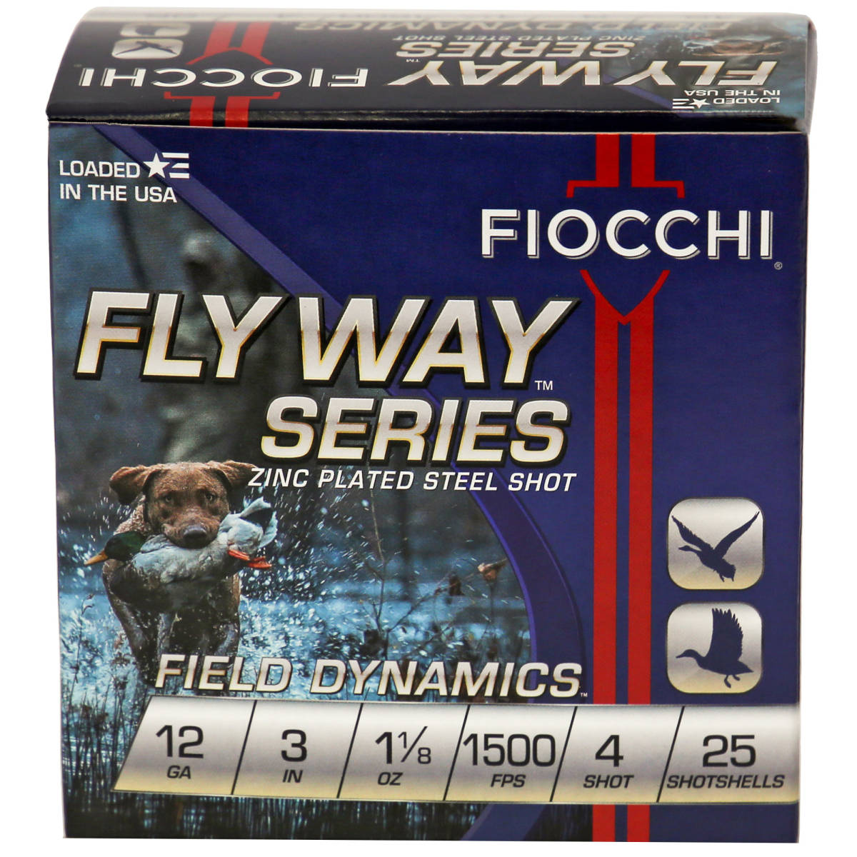 Fiocchi 123ST4 Flyway 12Gauge 3” 1 1/8oz 4Shot 25 Per Box/10 Case-img-0