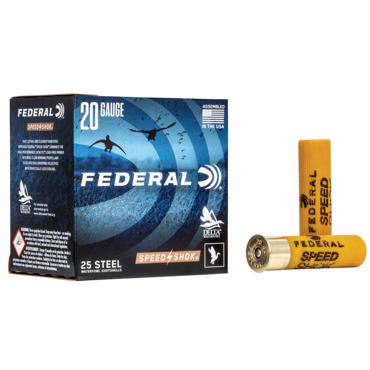 Federal WF2093 Speed-Shok 20Gauge 3” 7/8oz 3Shot 25 Per Box/10 Case-img-0