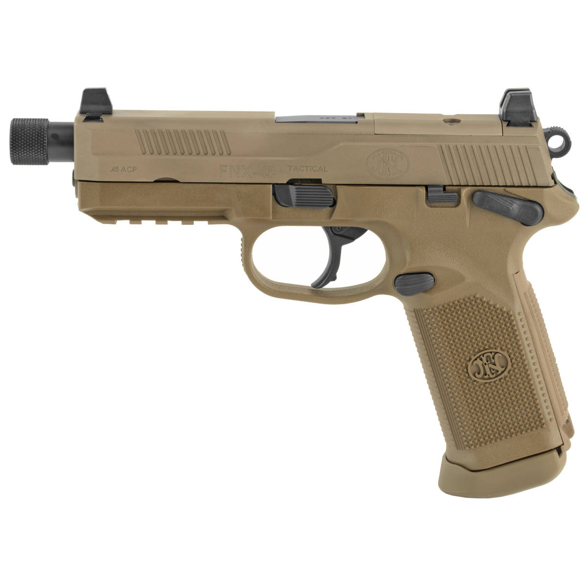 FN FNX-45 Tactical 45 ACP Flat Dark Earth 66982 FDE 10 Rd-img-0
