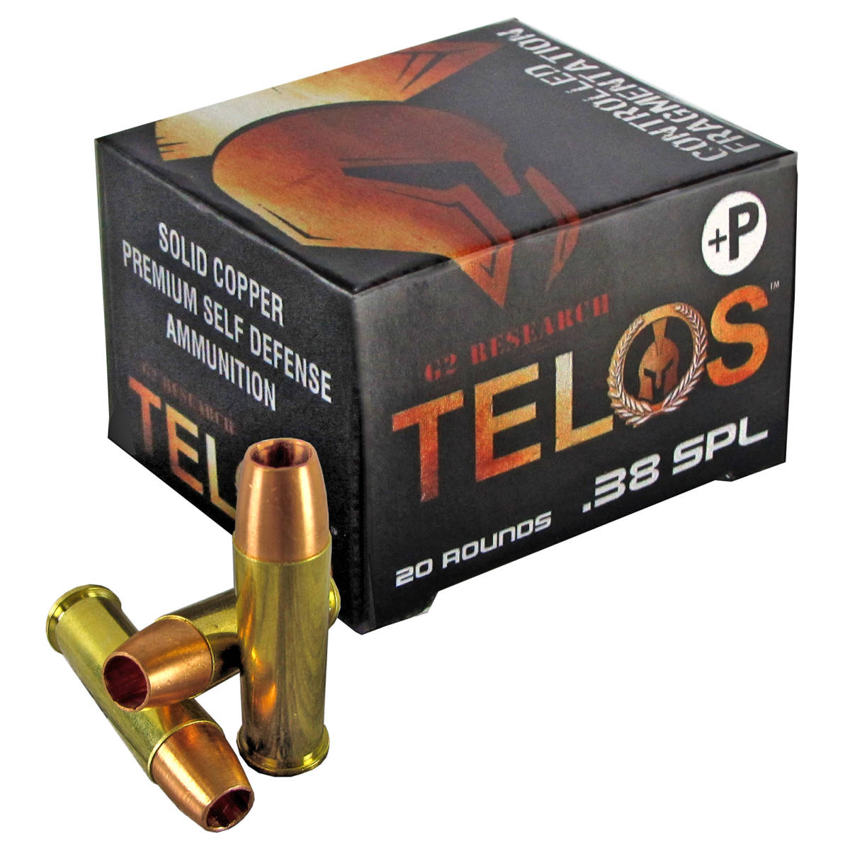 G2 Research G00618 Telos 38Special+P 105gr Fracturing Copper Hollow...-img-0