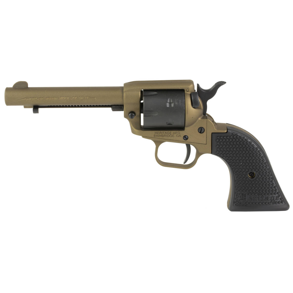 Heritage Mfg RR22A4 Rough Rider 22 LR 6 Shot 4.75” Burnt Bronze...-img-0