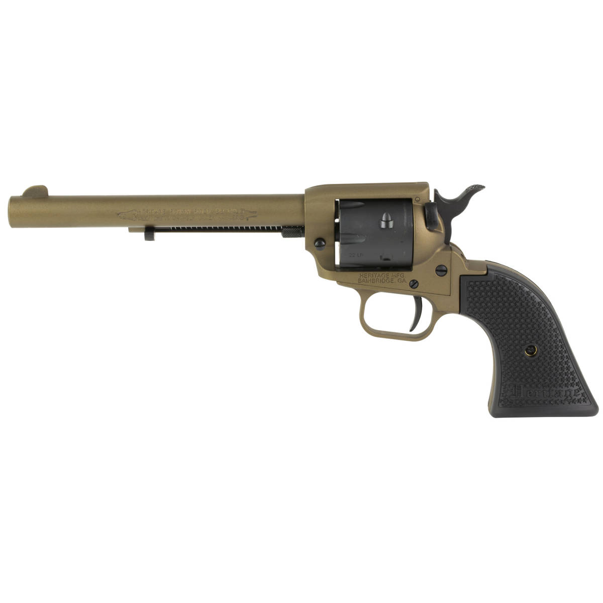 Heritage Mfg RR22A6 Rough Rider 22 LR 6 Shot, 6.50” Burnt Bronze...-img-0
