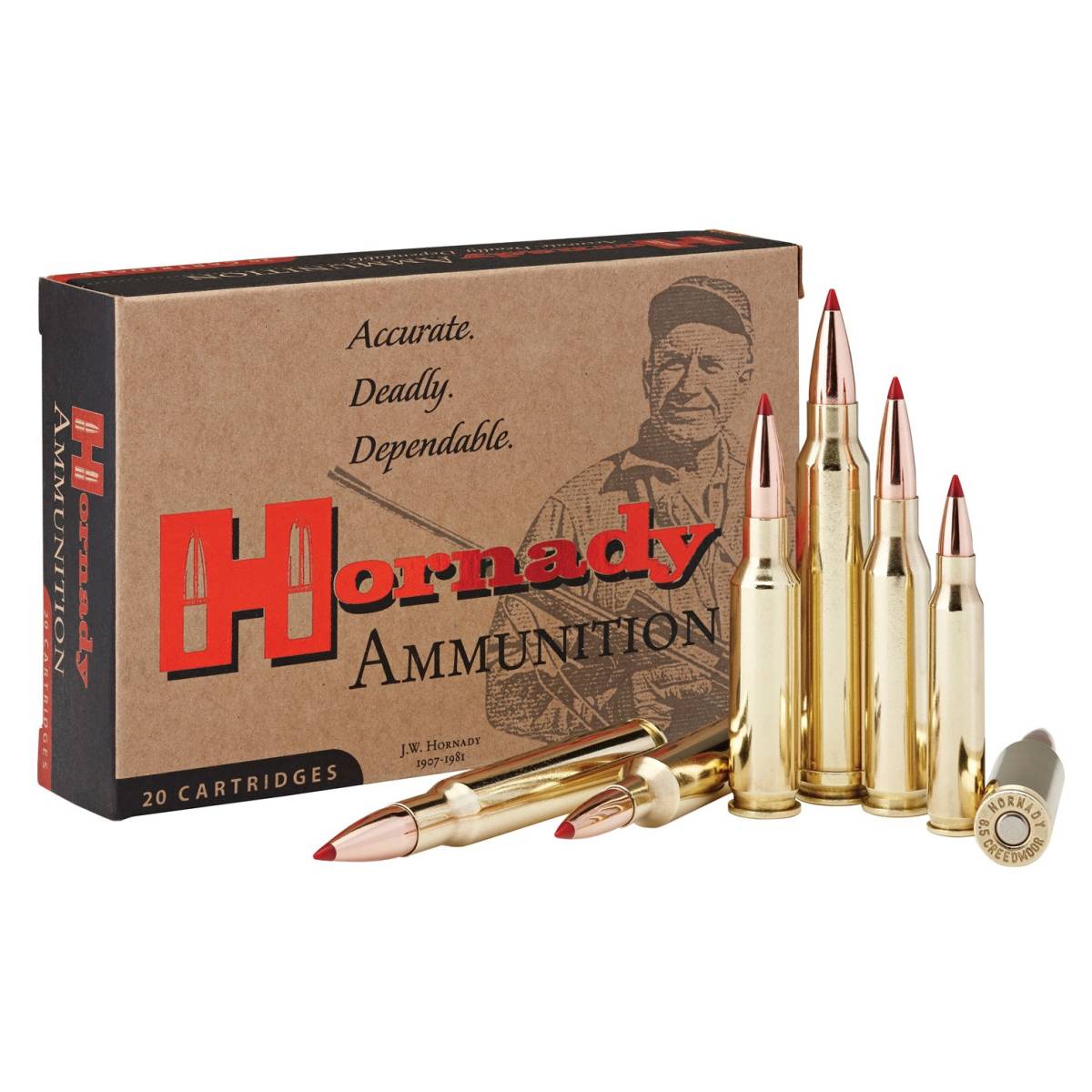 Hornady 81171 Vintage Match ELD M1 Garand 30-06Springfield 168gr...-img-0