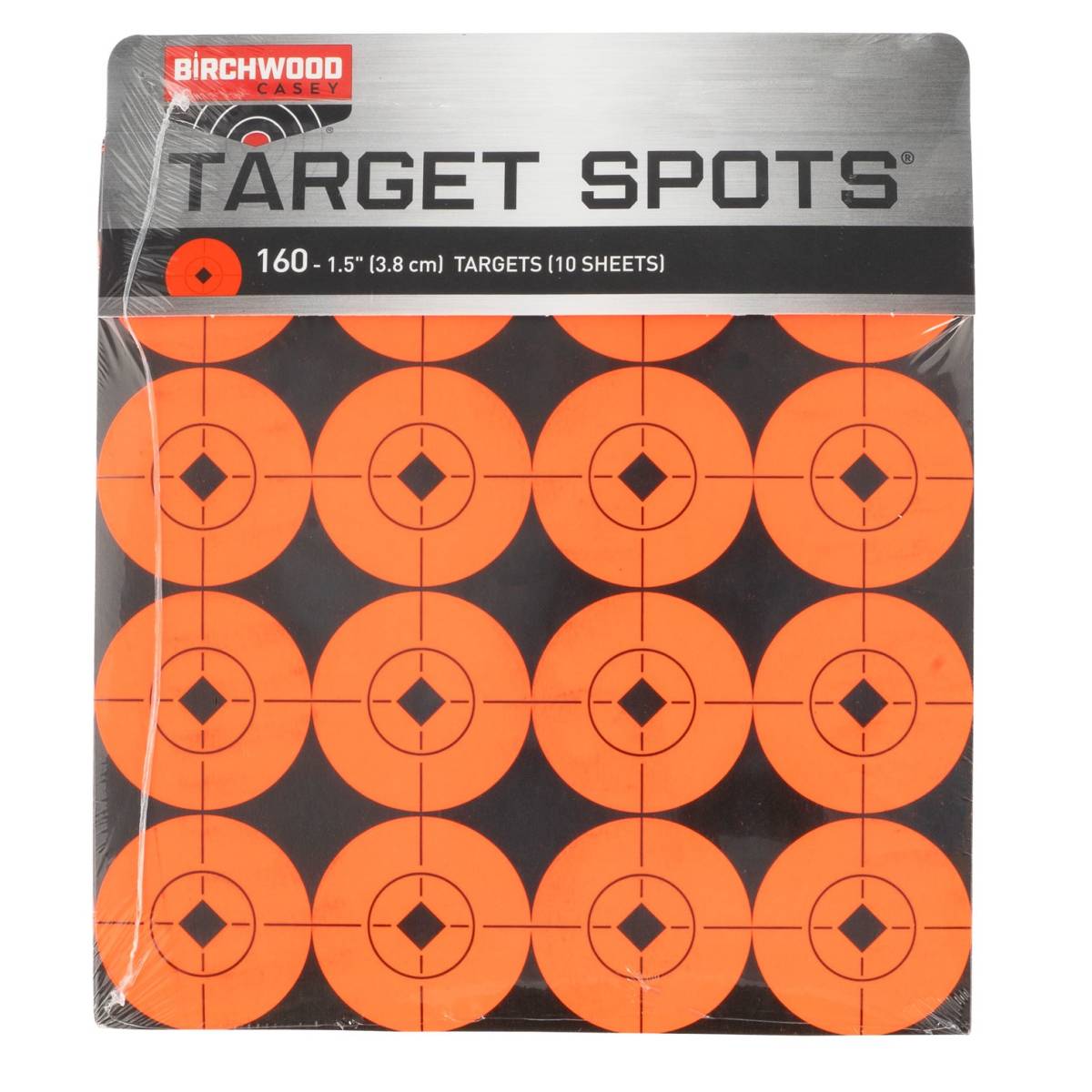 Birchwood Casey Target Spots Self-Adhesive Paper 1.5” Bullseye Orange ...