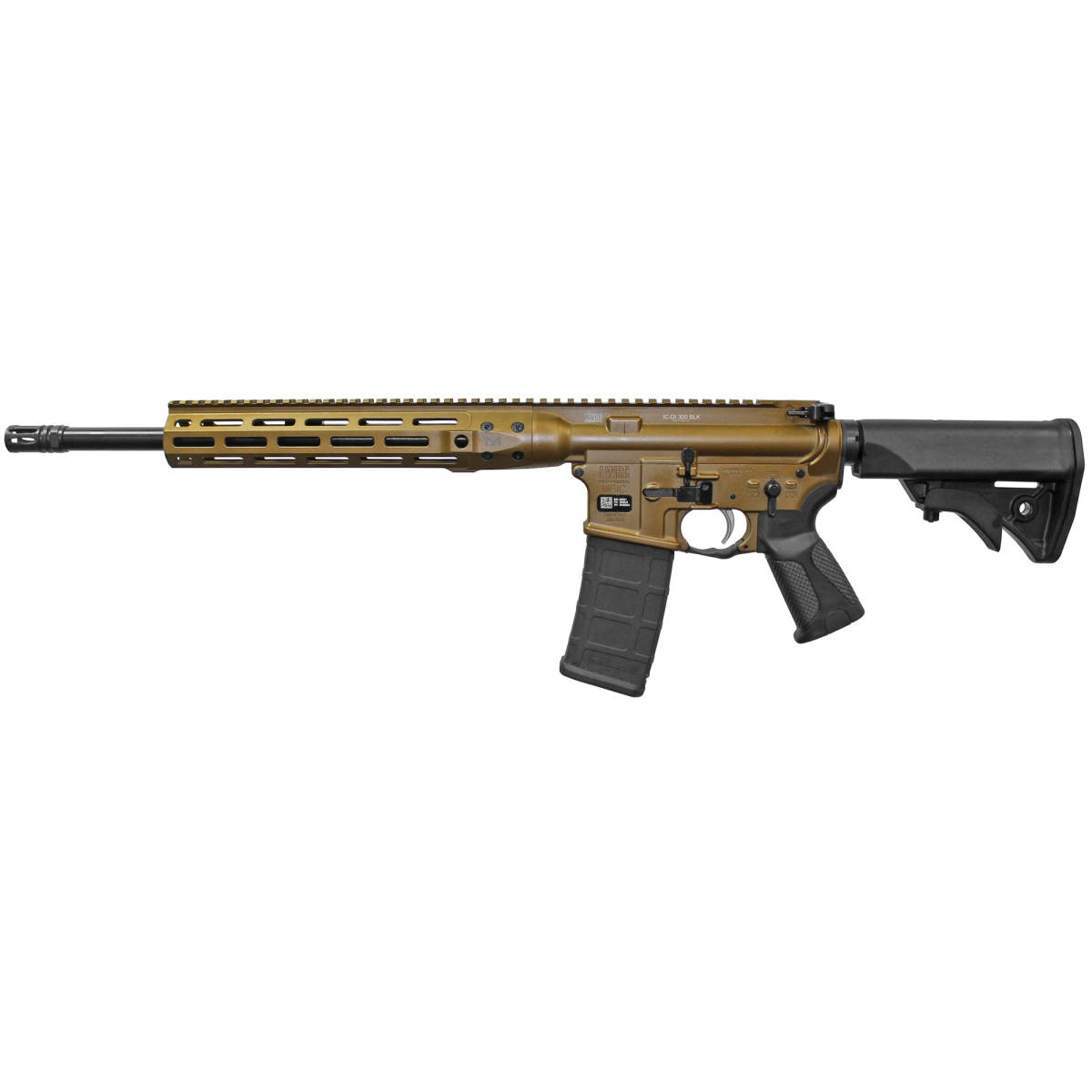 LWRC DI RIFLE 300BLK 16.1” MLOK BRZ-img-0