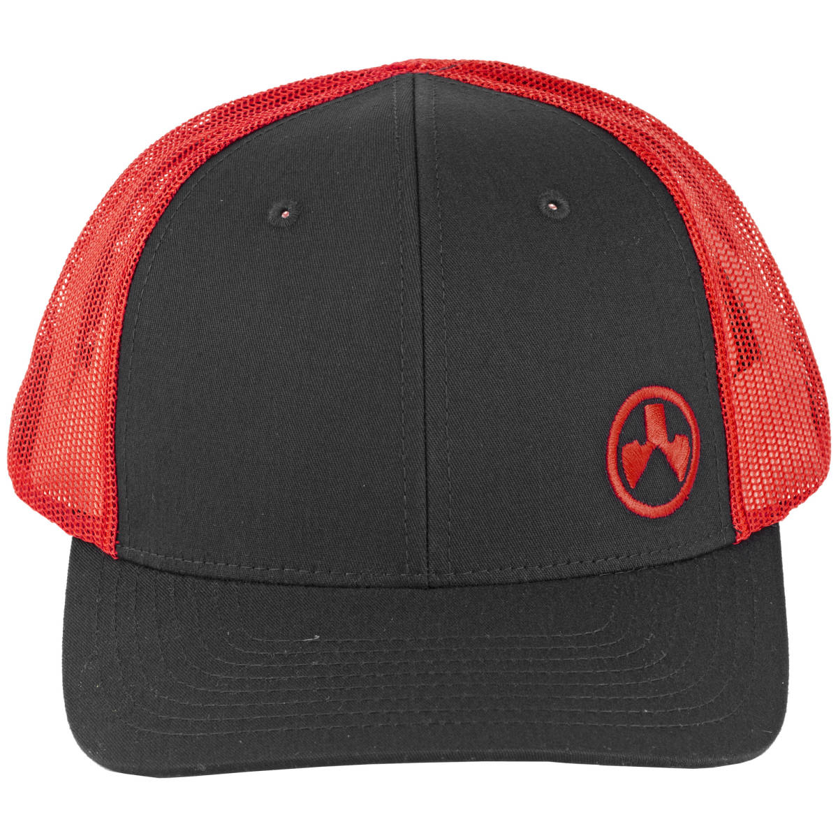 Magpul Icon Trucker Hat Black Red Adjustable ML MAG1106003ML-img-0