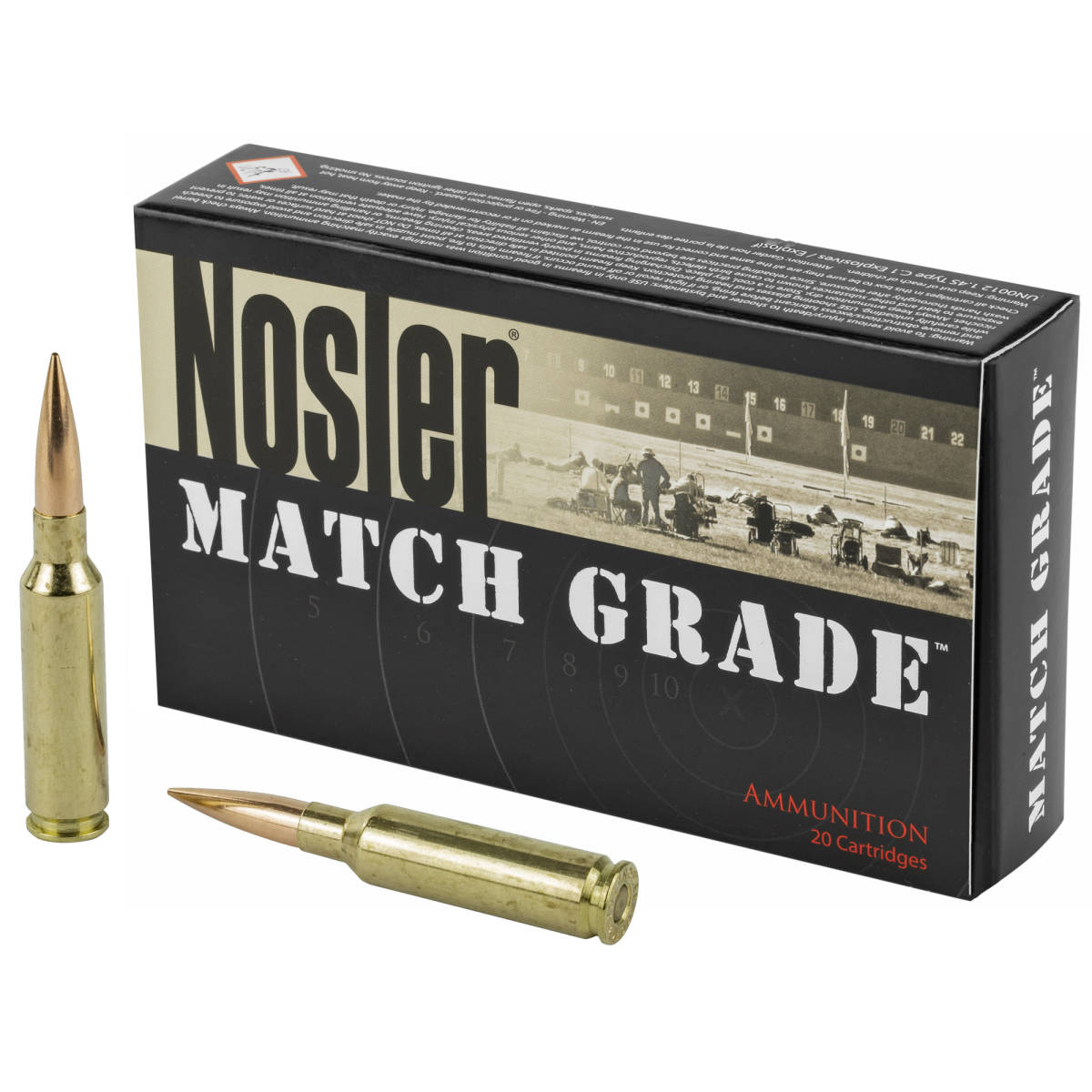 Nosler 60115 Match Grade RDF 6.5Creedmoor 140gr Hollow Point Boat Tail...-img-0