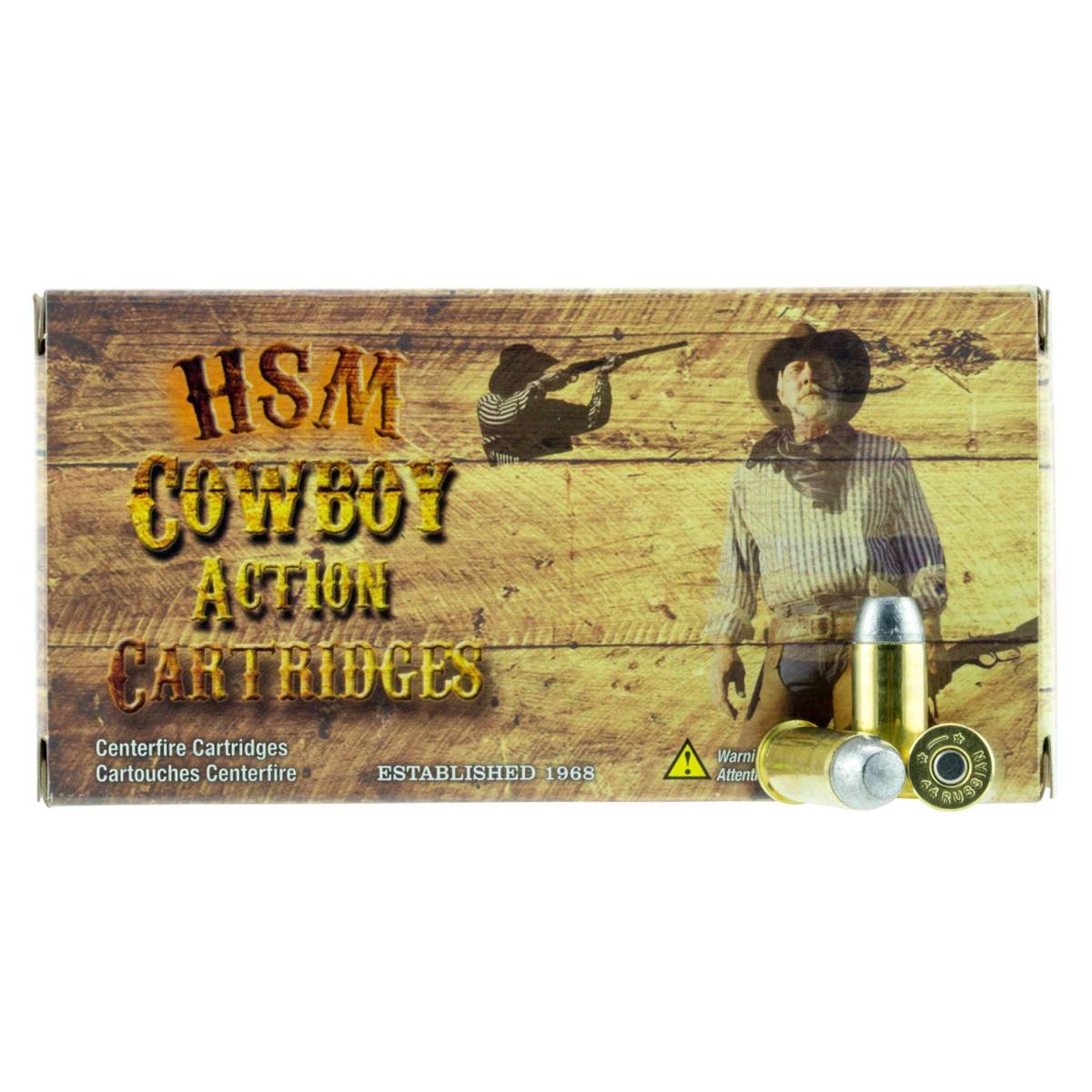 HSM 44R1N Cowboy Action 44 Russian 200 gr Round Nose Flat Point 50 Per...-img-0