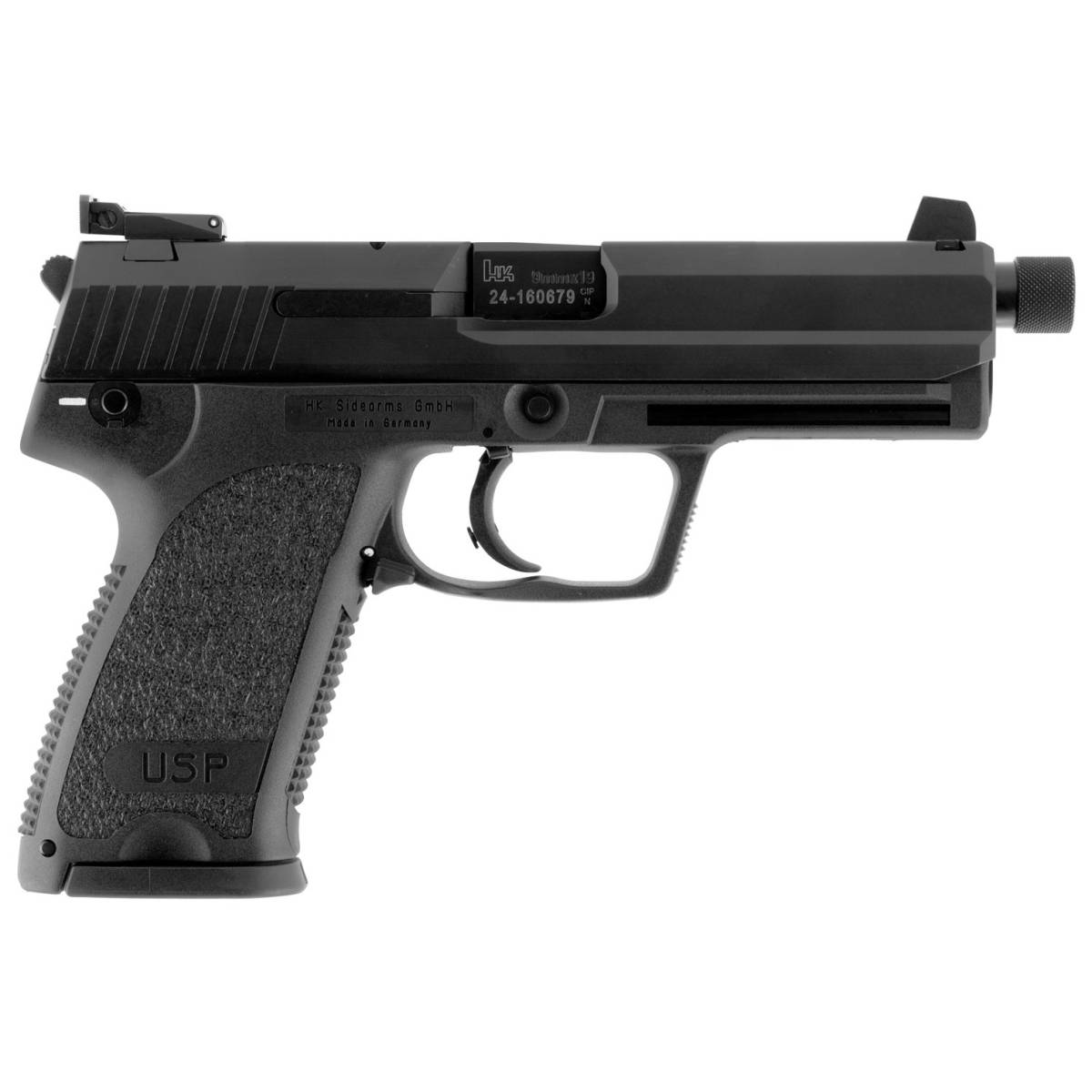 Heckler & Koch HK USP Tactical 9mm 10+1 2 Mags V1 Threaded Barrel NEW...-img-0